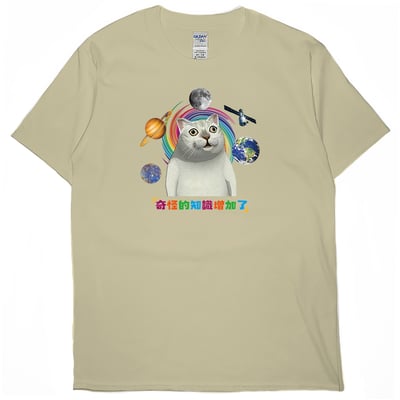奇怪的知識增加了(短T)Hamburger T-shirt shop5