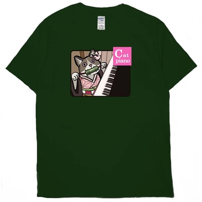 Cat piano(短T)Hamburger T-shirt shop(NEW)3