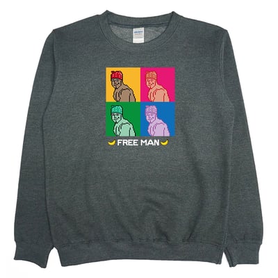 FREE MAN(大學T)Hamburger T-Shirt Shop3