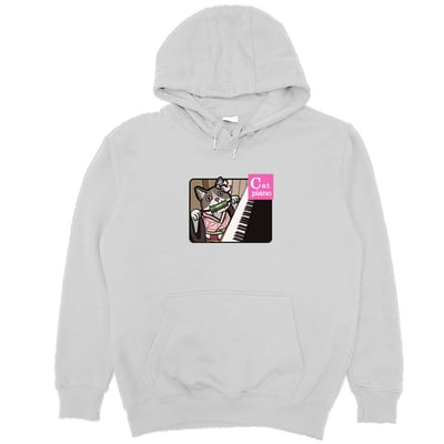 Cat Piano(帽T)Hamburger T-Shirt Shop5