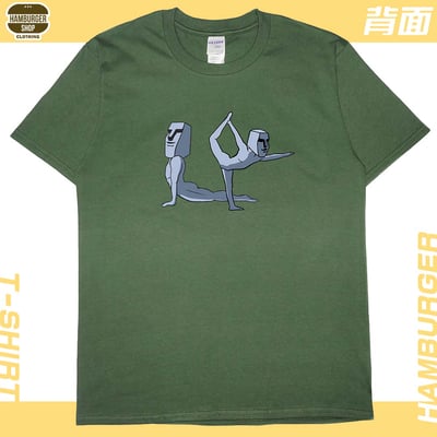 瑜珈摩艾(短T)Hamburger T-shirt shop17