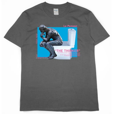 拉不出來(短T)Hamburger T-shirt shop4