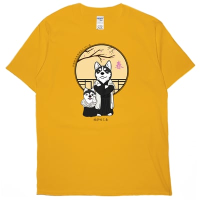 春天哈士奇(短T)Hamburger T-shirt shop7