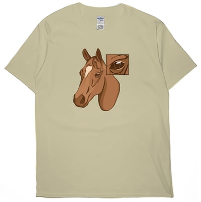 馬的眼睛(短T)Hamburger T-shirt shop2