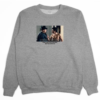 書讀得少(大學T)Hamburger T-shirt shop3