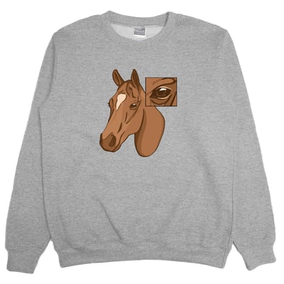 馬的眼睛(大學T)Hamburger T-Shirt Shop4