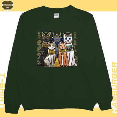 埃及貓2023(大學T)Hamburger T-shirt shop6