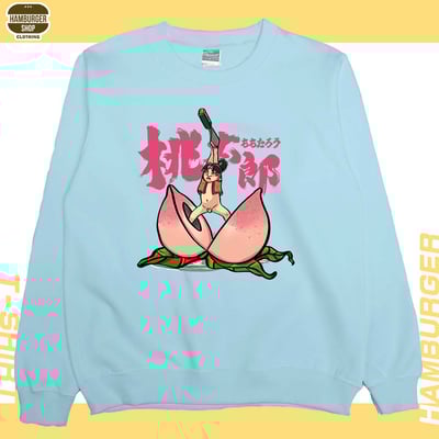 桃太郎(大學T)Hamburger T-shirt shop1