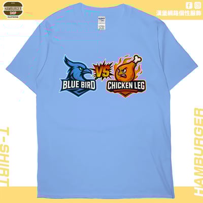 藍鳥比雞腿(短T)Hamburger T-shirt shop7
