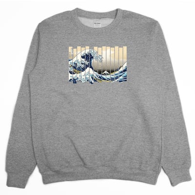 分割海浪(大學T)Hamburger T-Shirt Shop3