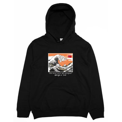 衝浪貓(帽T)Hamburger T-Shirt Shop1