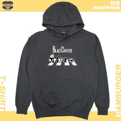 黑白動物(帽T)Hamburger T-shirt shop4