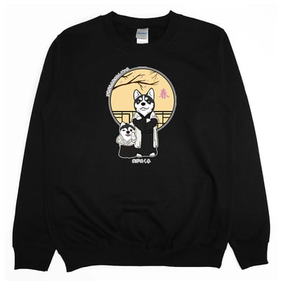 春天哈士奇(大學T)Hamburger T-Shirt Shop4