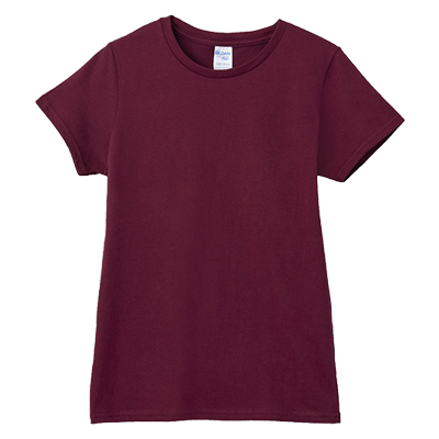 素面-女版棉T(有腰身) GILDAN 76000L16