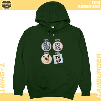 各國貓咪(帽T)Hamburger T-shirt shop9