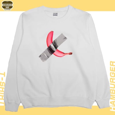 藝術香蕉(粉紅)(大學T)Hamburger T-shirt shop2