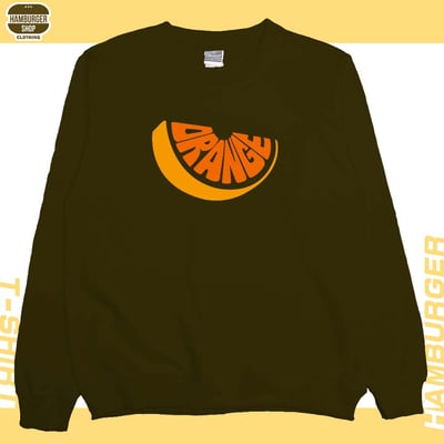 ORANGE(大學T)Hamburger T-shirt shop11