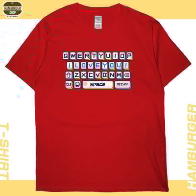 告白鍵盤(短T)Hamburger T-shirt shop6