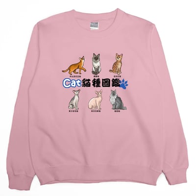 貓種圖鑑(大學T)Hamburger T-Shirt Shop1