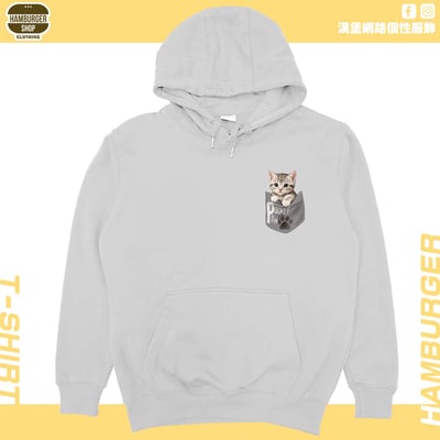 口袋喵喵(帽T)Hamburger T-shirt shop5