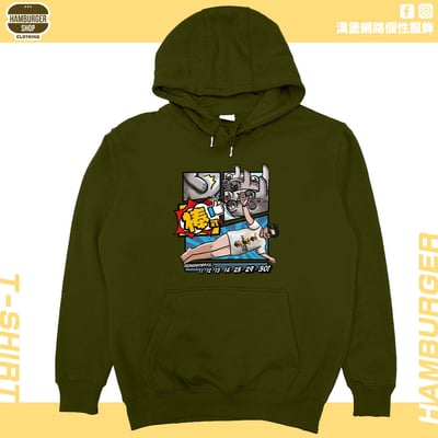 棒式(帽T)Hamburger T-shirt shop16