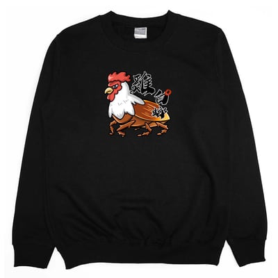 雞白螂(大學T)Hamburger T-shirt shop3