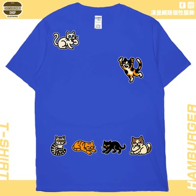貓咪塗鴉(短T)Hamburger T-shirt shop20