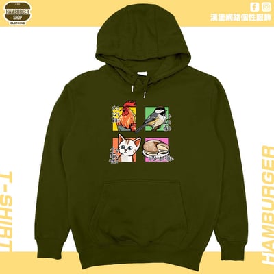 派對動物(帽T)Hamburger T-shirt shop16