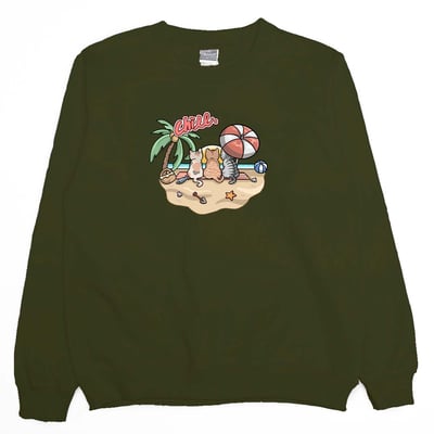 海邊放風(大學T)Hamburger T-Shirt Shop11