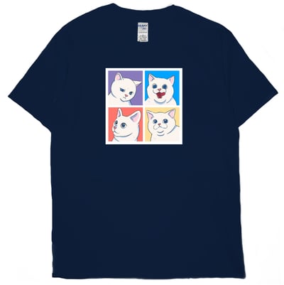 貓肖像(短T)Hamburger T-shirt shop17