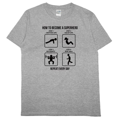 如何變強(短T)Hamburger T-shirt shop3