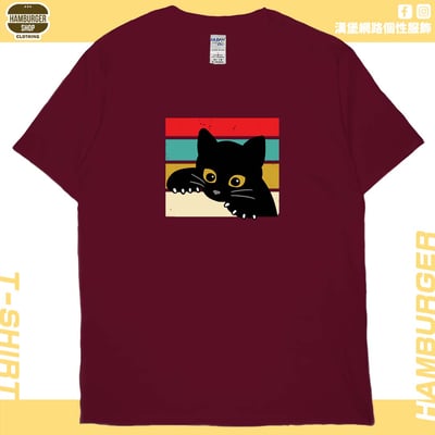 小黑貓(短T)Hamburger T-shirt shop12