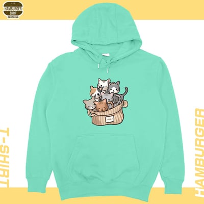 一堆貓一堆毛(帽T)Hamburger T-shirt shop14