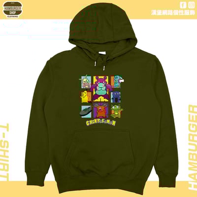口袋怪獸(帽T)Hamburger T-shirt shop14
