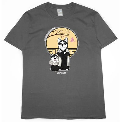 春天哈士奇(短T)Hamburger T-shirt shop6