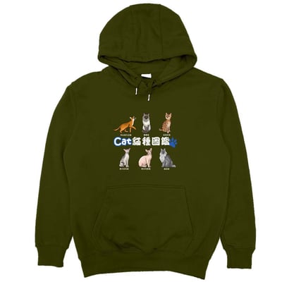 貓種圖鑑(帽T)Hamburger T-Shirt Shop16