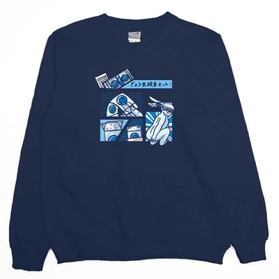 蟯蟲貼片(大學T)Hamburger T-Shirt Shop12