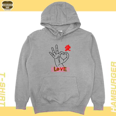 手指愛心(帽T)Hamburger T-shirt shop11