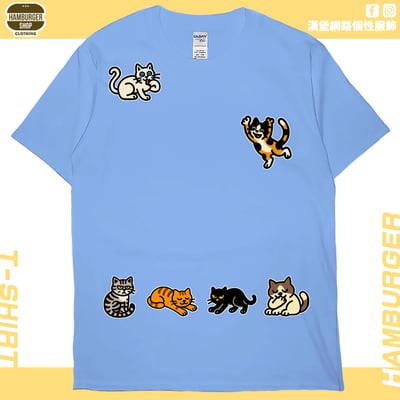 貓咪塗鴉(短T)Hamburger T-shirt shop5