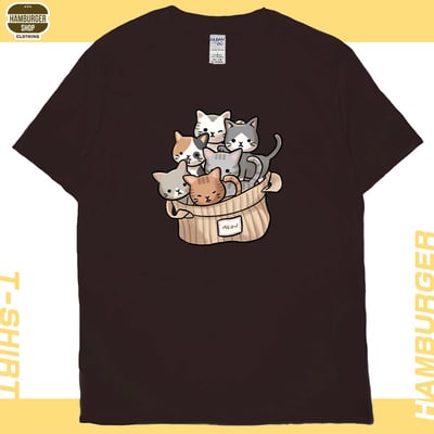 一堆貓一堆毛(短T)Hamburger T-shirt shop10