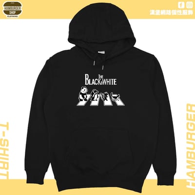黑白動物(帽T)Hamburger T-shirt shop5