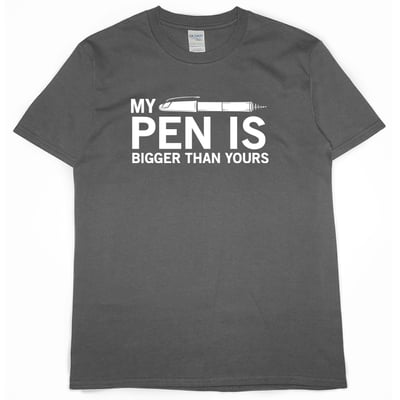 MY PEN IS BIGGER(短T)Hamburger T-shirt shop4