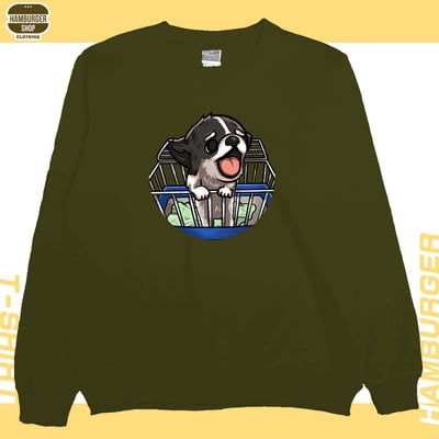 阿偉的狗(大學T)Hamburger T-shirt shop11