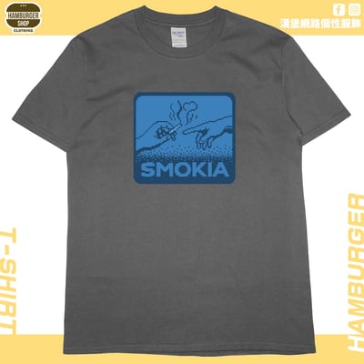 SMOKIA(短T)Hamburger T-shirt shop9
