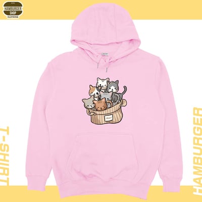 一堆貓一堆毛(帽T)Hamburger T-shirt shop12