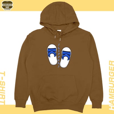 Slippers(帽T)Hamburger T-shirt shop6