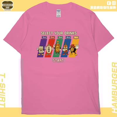 飲酒選單(短T)Hamburger T-shirt shop13