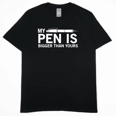 MY PEN IS BIGGER(短T)Hamburger T-shirt shop2