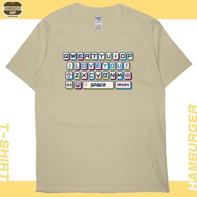 告白鍵盤(短T)Hamburger T-shirt shop3