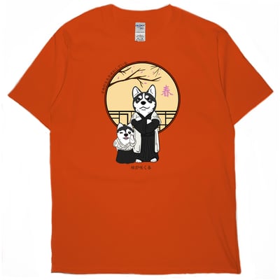 春天哈士奇(短T)Hamburger T-shirt shop9